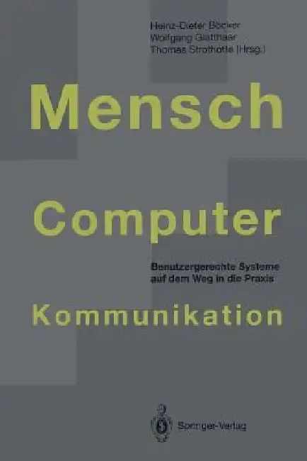 Cover of Mensch-Computer-Kommunikation