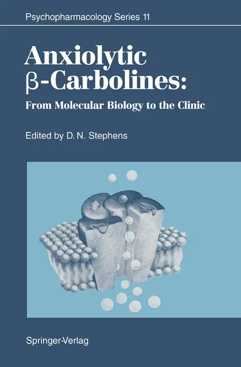 Cover of Anxiolytic β-Carbolines