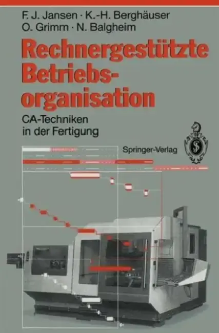 Cover of Rechnergestützte Betriebsorganisation