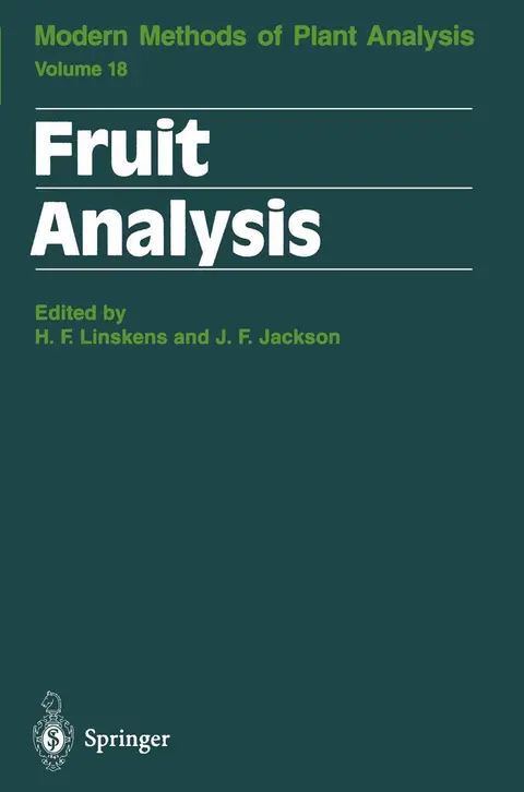 Cover of Fruit Analysis