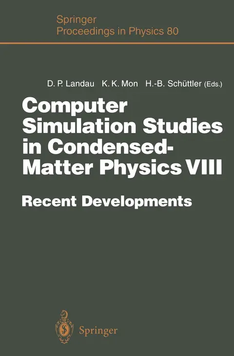 Cover of Computer Simulation Studies in Condensed-Matter Physics VIII
