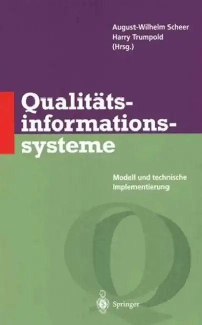 Cover of Qualitätsinformationssysteme