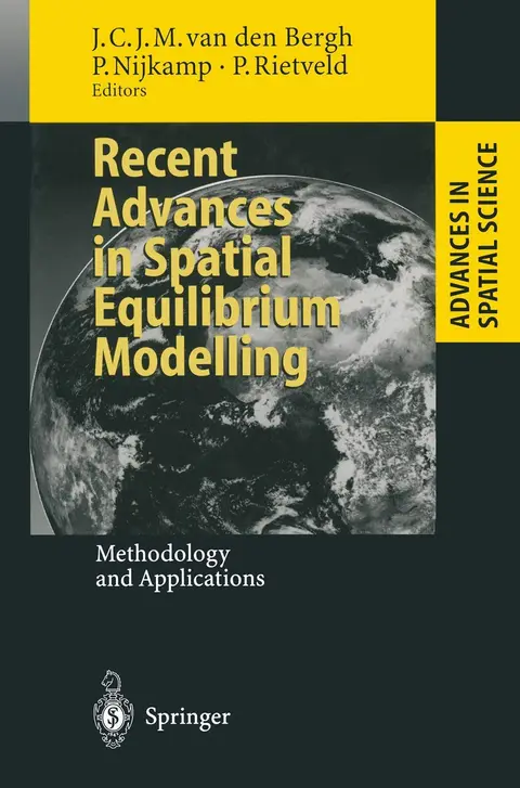 Cover of Recent Advances in Spatial Equilibrium Modelling