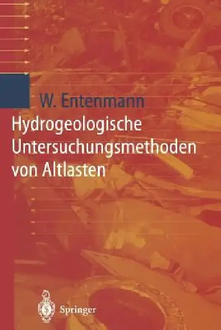 Cover of Hydrogeologische Untersuchungsmethoden Von Altlasten