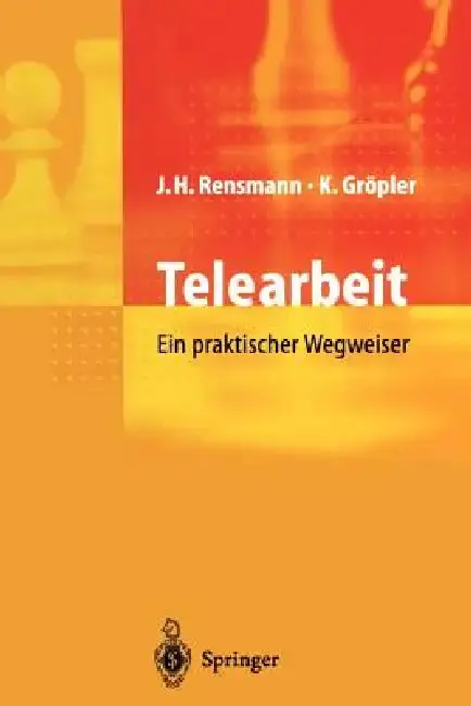 Cover of Telearbeit