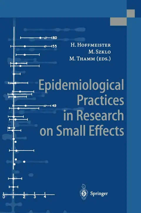 Cover of Epidemiological Practices in Research on Small Effects