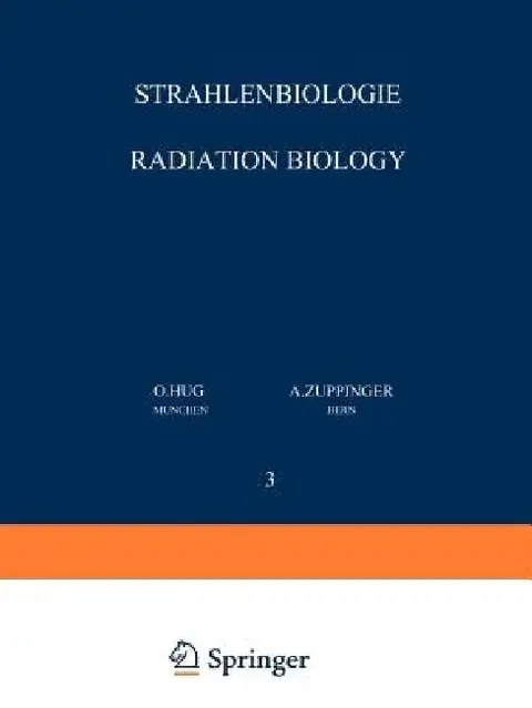 Cover of Strahlenbiologie / Radiation Biology