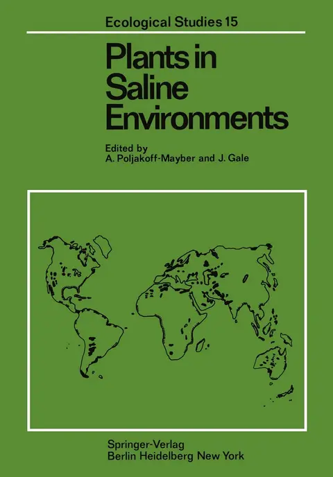 Cover of Plants in Saline Environments