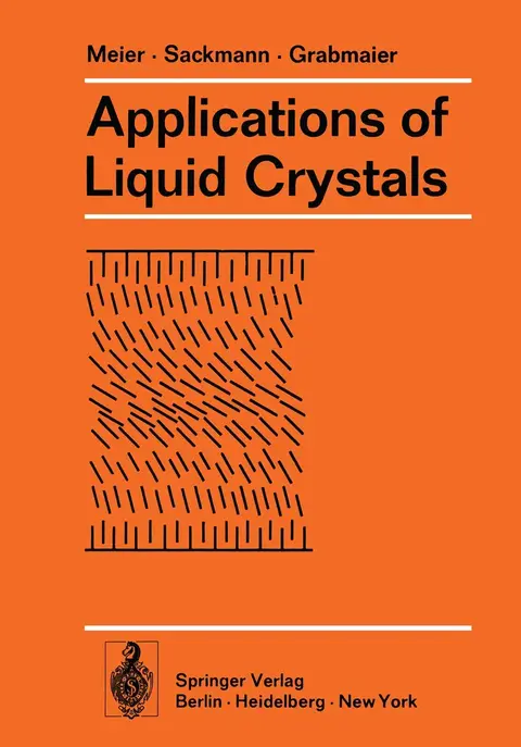 Cover of Applications of Liquid Crystals