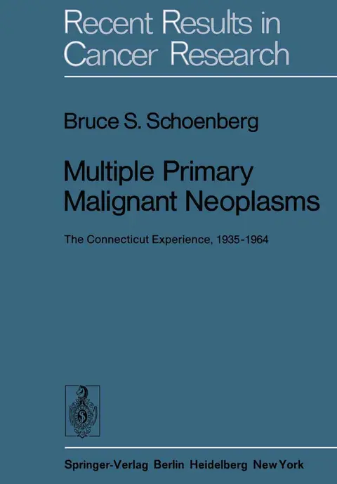 Cover of Multiple Primary Malignant Neoplasms
