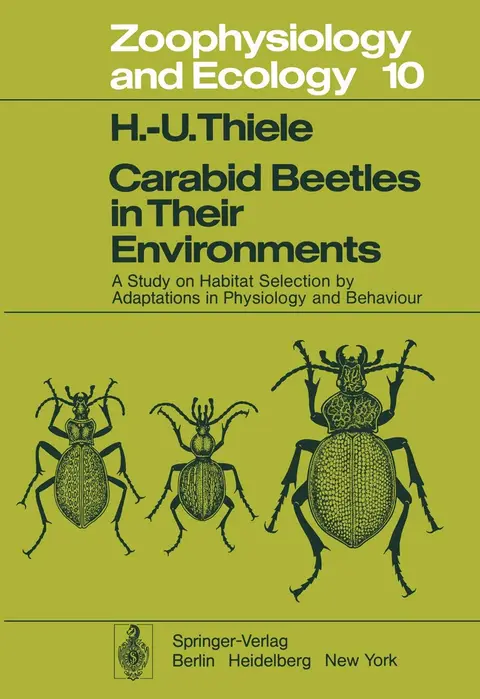 Cover of Carabid Beetles in Their Environments