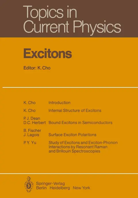 Cover of Excitons
