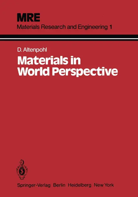 Cover of Materials in World Perspective