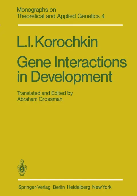 Cover of Gene Interactions in Development