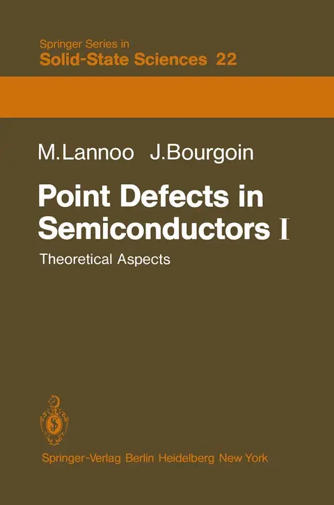 Cover of Point Defects in Semiconductors I
