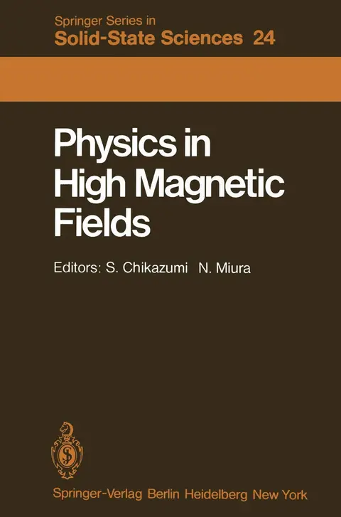 Cover of Physics in High Magnetic Fields