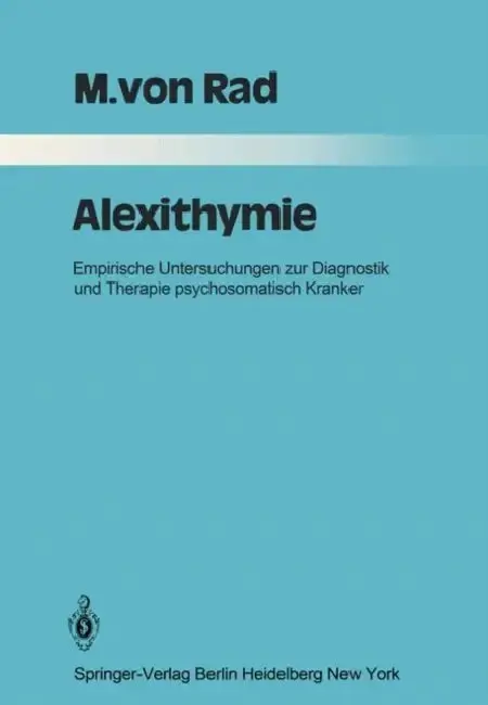 Cover of Alexithymie