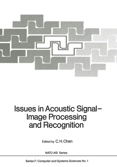 Cover of Issues in Acoustic Signal ― Image Processing and Recognition