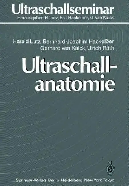Cover of Ultraschallanatomie