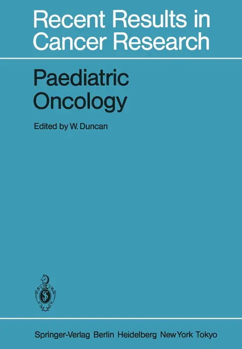 Cover of Paediatric Oncology