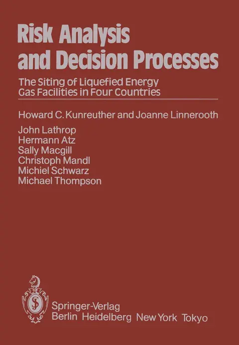 Cover of Risk Analysis and Decision Processes