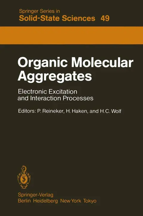 Cover of Organic Molecular Aggregates