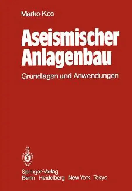 Cover of Aseismischer Anlagenbau