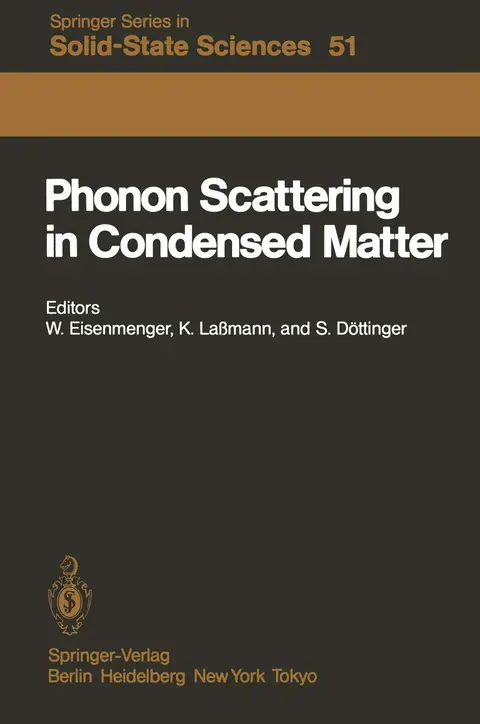Cover of Phonon Scattering in Condensed Matter