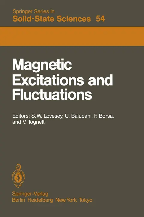 Cover of Magnetic Excitations and Fluctuations