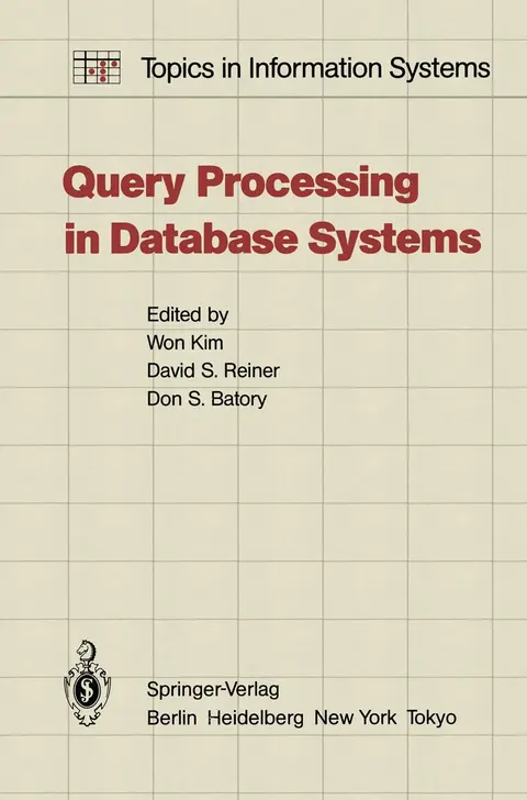 Cover of Query Processing in Database Systems