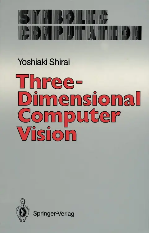 Cover of Three-Dimensional Computer Vision
