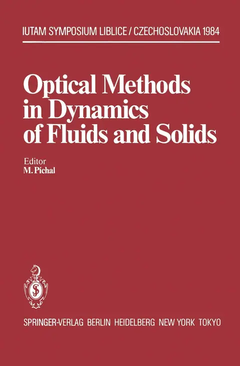 Cover of Optical Methods in Dynamics of Fluids and Solids