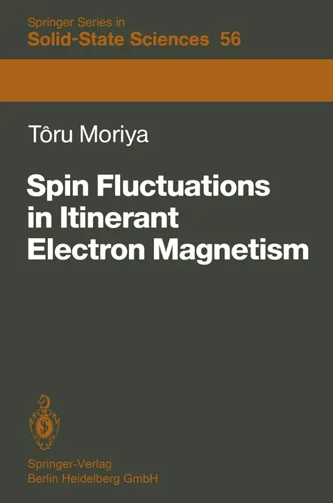 Cover of Spin Fluctuations in Itinerant Electron Magnetism