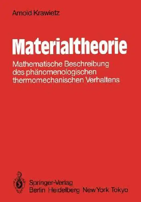 Cover of Materialtheorie