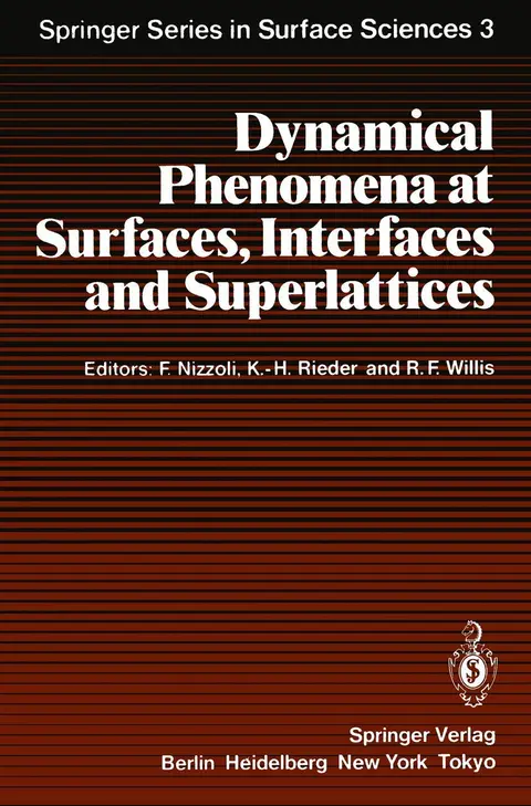 Cover of Dynamical Phenomena at Surfaces, Interfaces and Superlattices