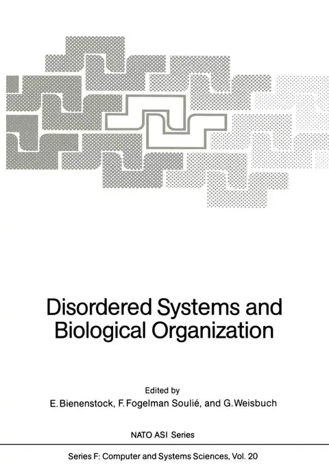 Cover of Disordered Systems and Biological Organization