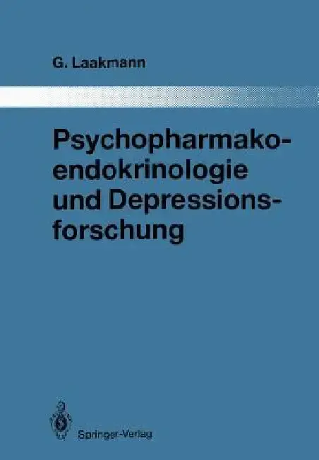 Cover of Psychopharmakoendokrinologie Und Depressionsforschung