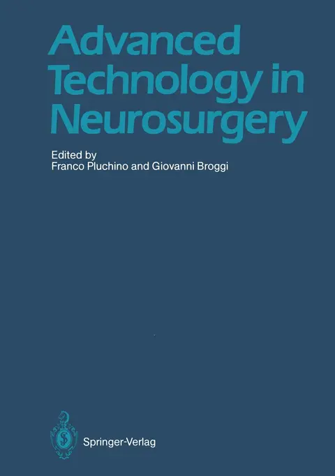 Cover of Advanced Technology in Neurosurgery