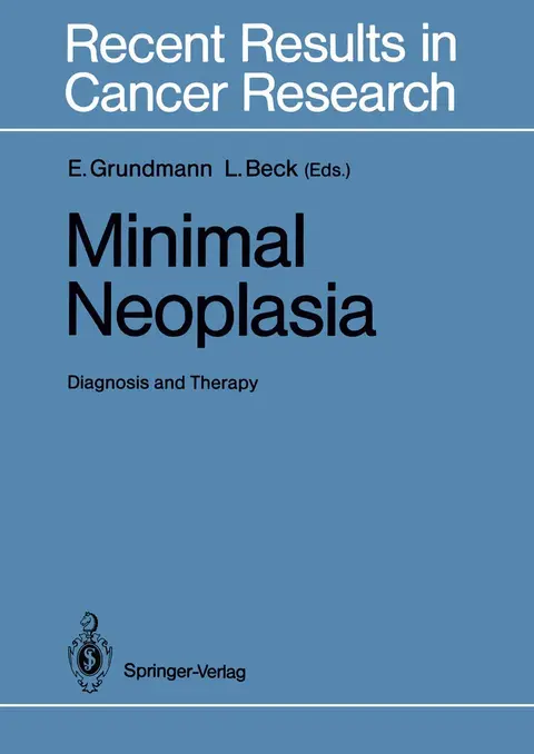 Cover of Minimal Neoplasia