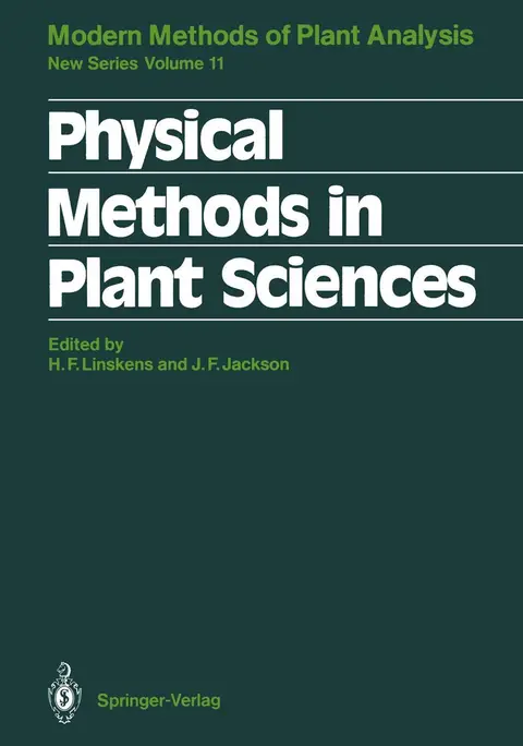 Cover of Physical Methods in Plant Sciences