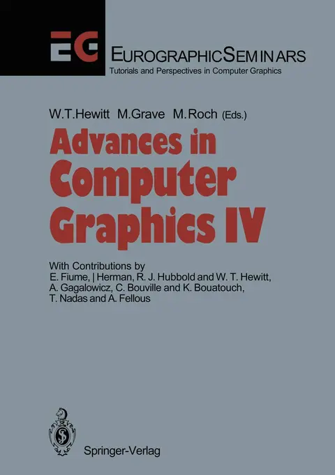 Cover of Advances in Computer Graphics IV