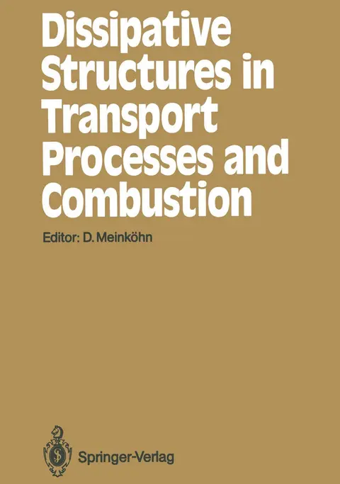 Cover of Dissipative Structures in Transport Processes and Combustion