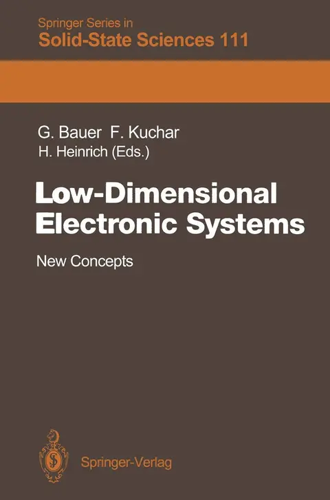 Cover of Low-Dimensional Electronic Systems