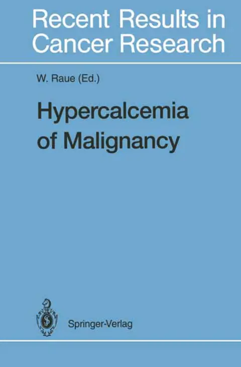 Cover of Hypercalcemia of Malignancy