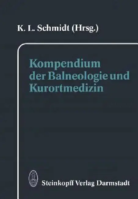 Cover of Kompendium Der Balneologie Und Kurortmedizin