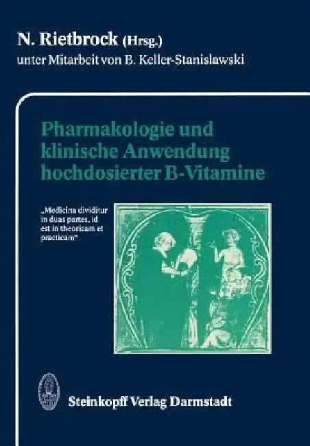 Cover of Pharmakologie Und Klinische Anwendung Hochdosierter B-Vitamine