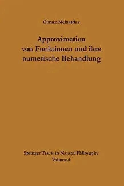 Cover of Approximation Von Funktionen Und Ihre Numerische Behandlung