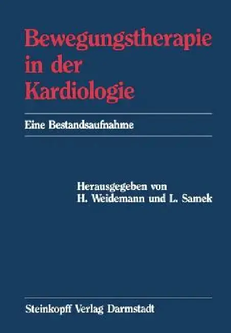 Cover of Bewegungstherapie in Der Kardiologie