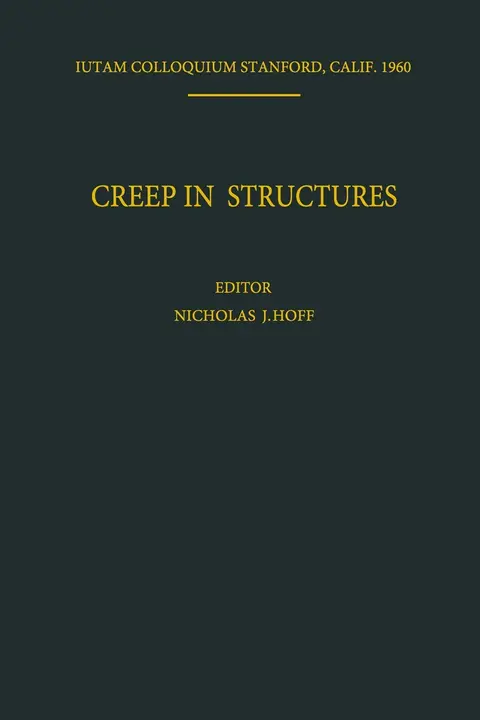 Cover of Creep in Structures