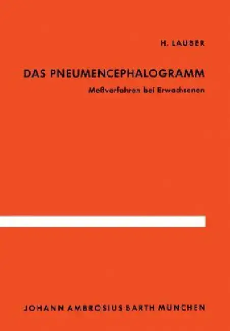 Cover of Das Pneumencephalogramm